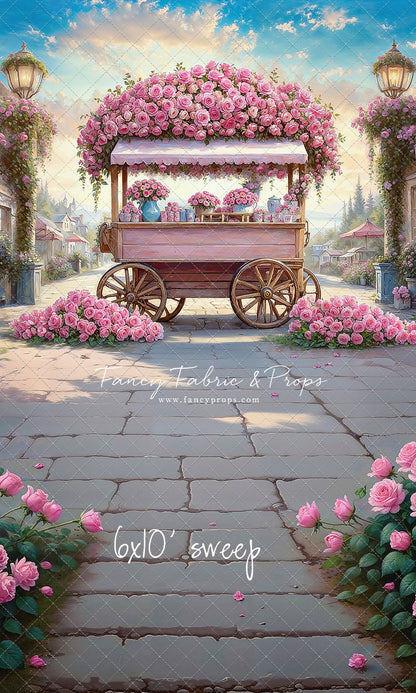 Blushing Bloom Cart - With Sweep Option