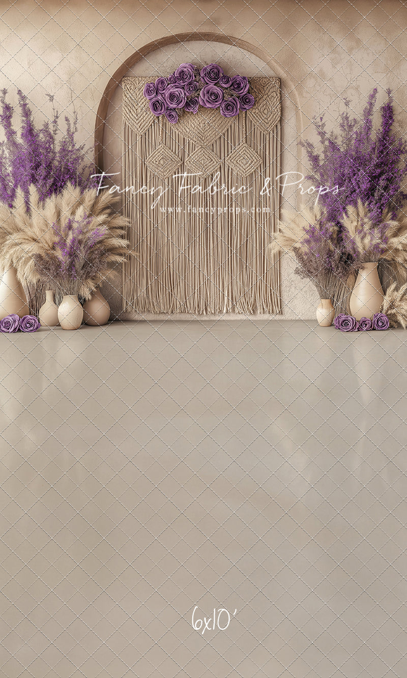 Bohemian Lavender Rose - With Sweep Option