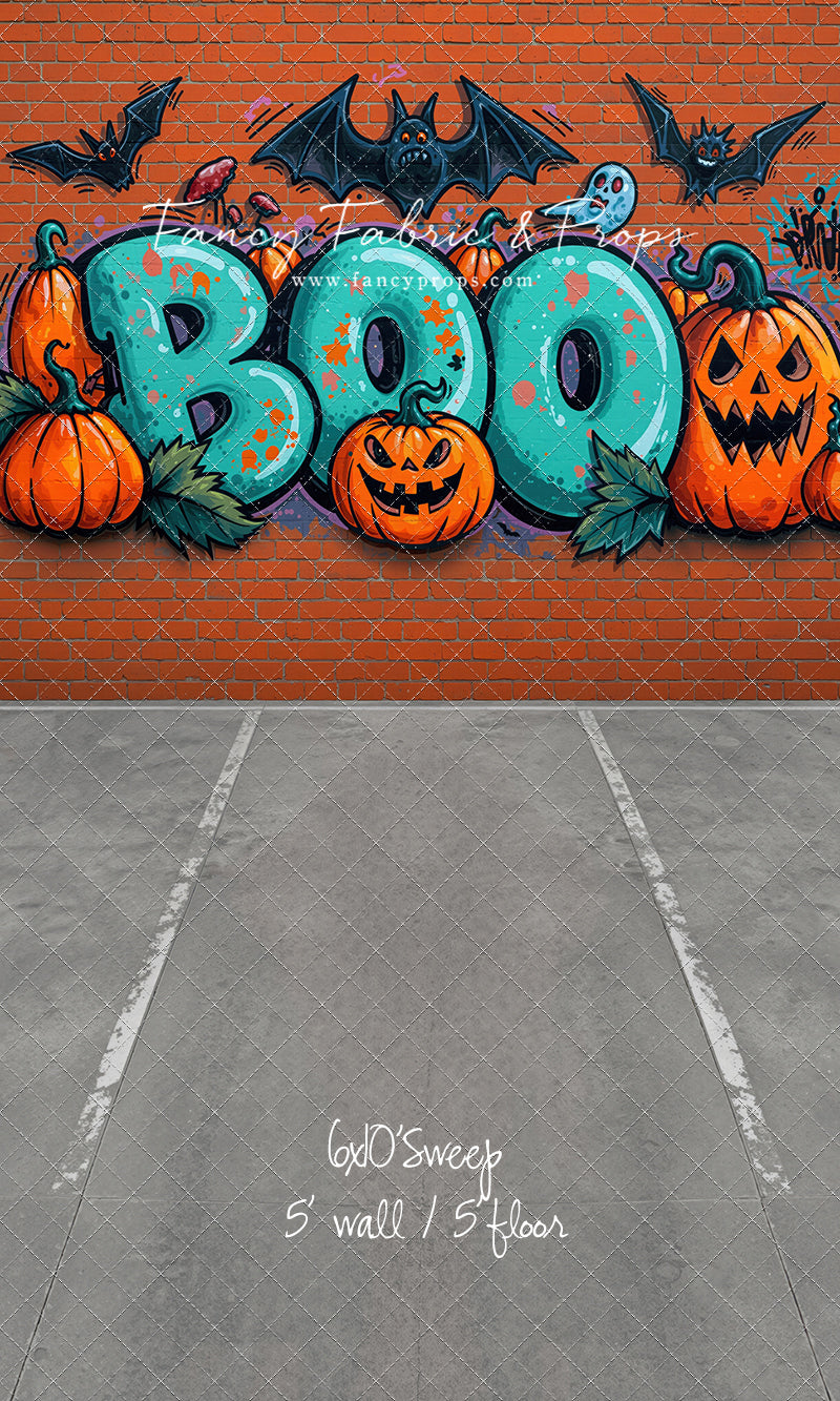 Boo Crew Graffiti Wall - With Sweep Option