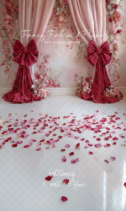 Bowtied Valentine - With Sweep Option