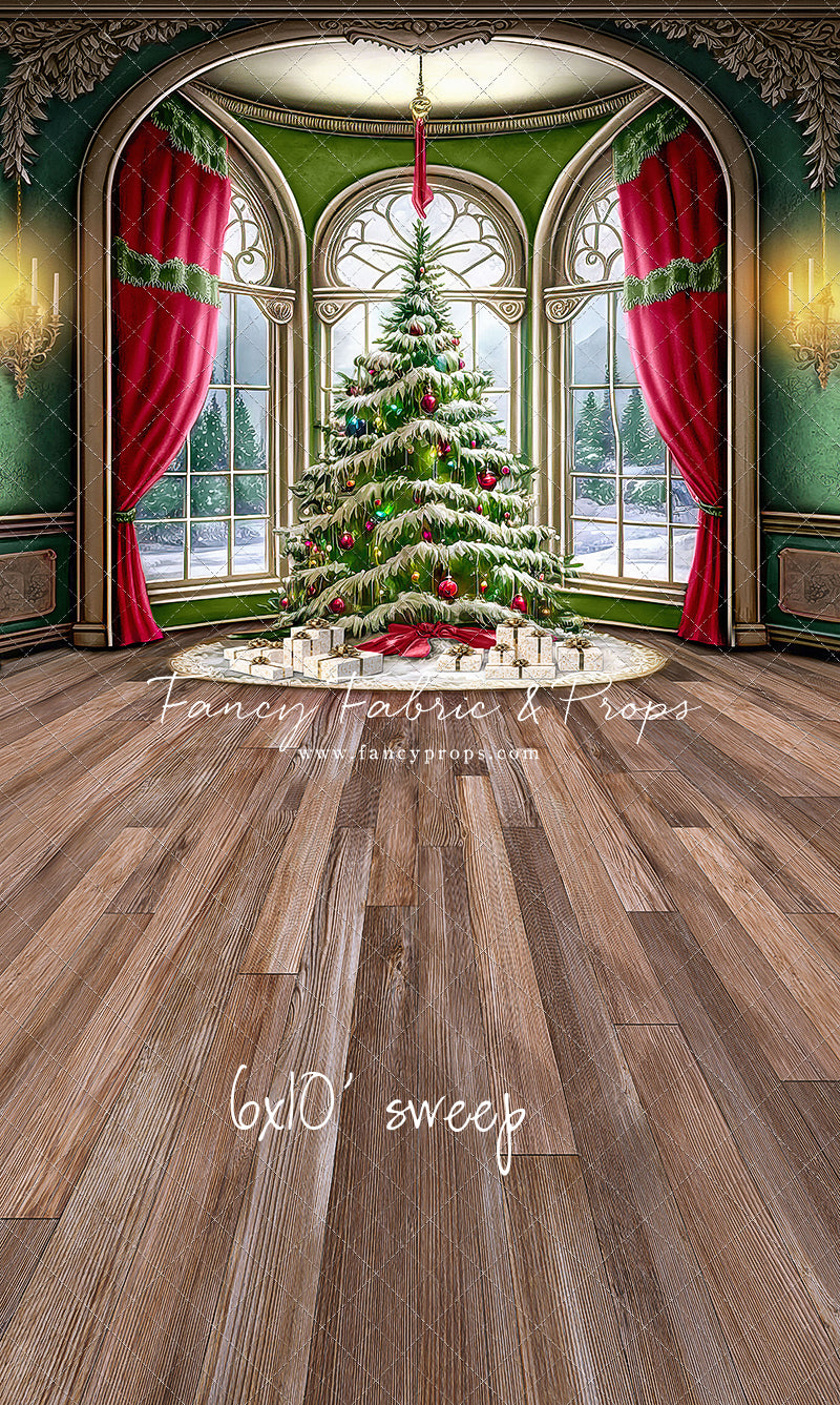 Cathedral Christmas - Wood Floor Option - with Sweep Option