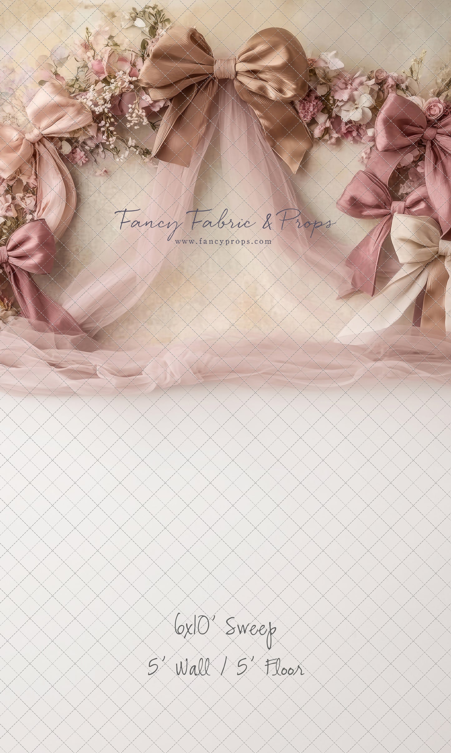 Champagne Rose Whimsy - With Sweep Option