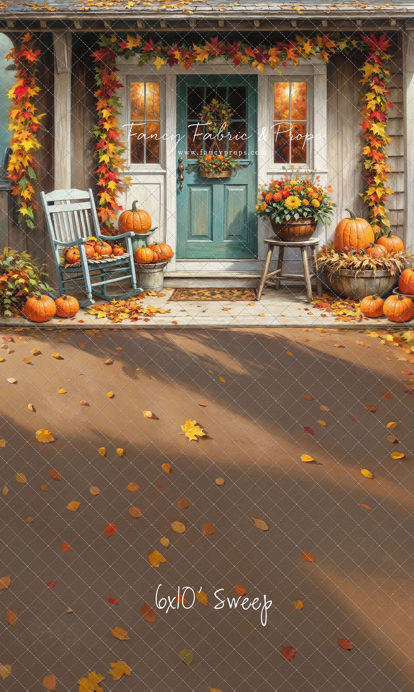 Charming Autumn Porch - With Sweep Option