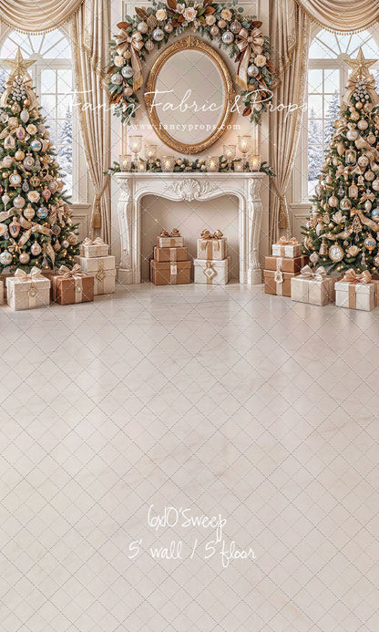 Christmas Beige Beauty - with Sweep Option