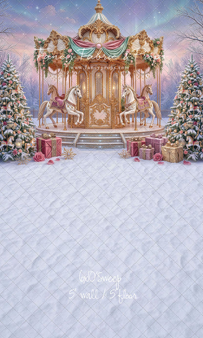 Christmas Carnation Carousel - With Sweep Option