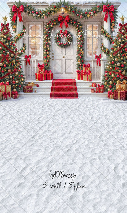 Christmas Front Porch Classic - With Sweep Option
