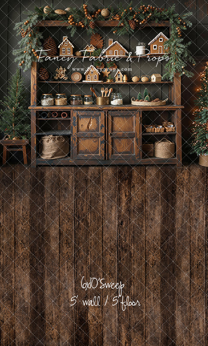 Christmas Kitchen Charm - With Sweep Option