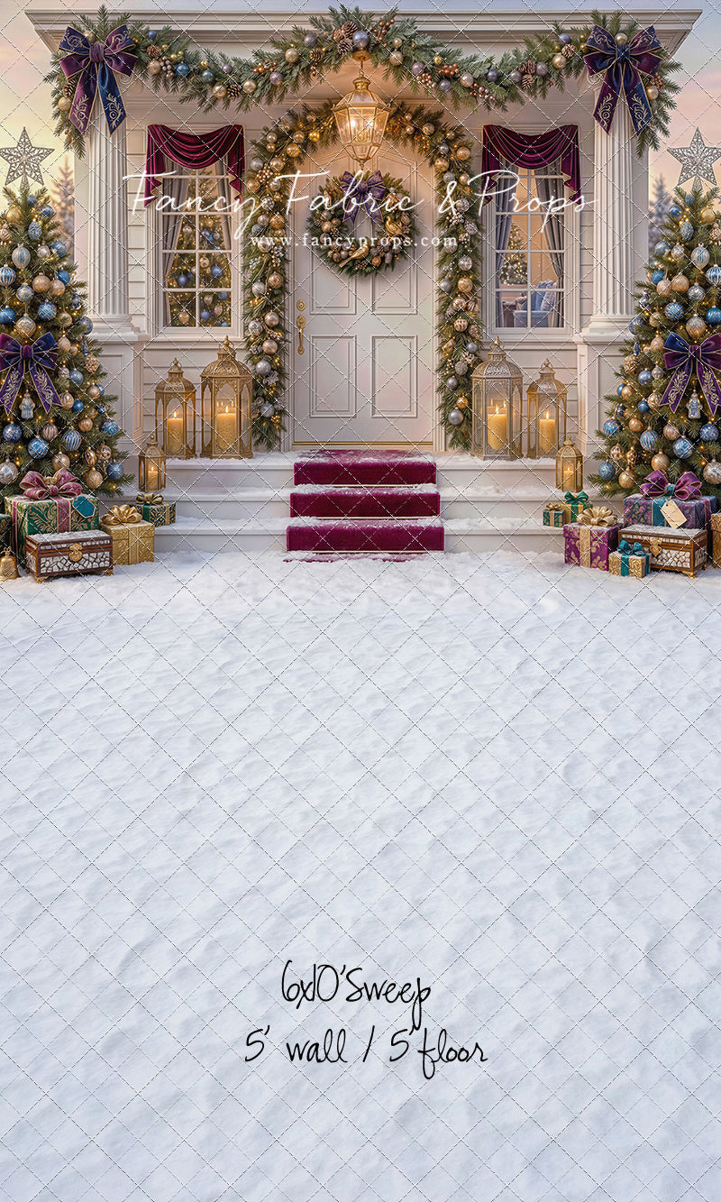 Christmas Plum Home - With Sweep Option