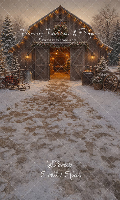 Christmas In The Timber Barn - with Sweep Option