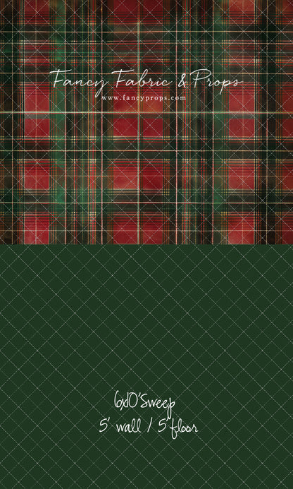 Classic Christmas Plaid - With Sweep Option