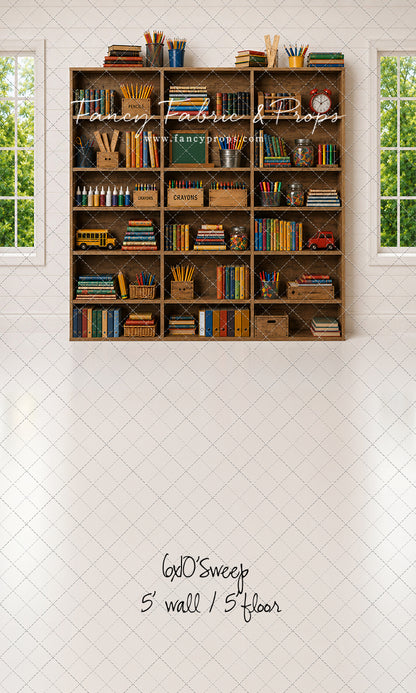 Classic Classroom Bookshelf - With Sweep Option
