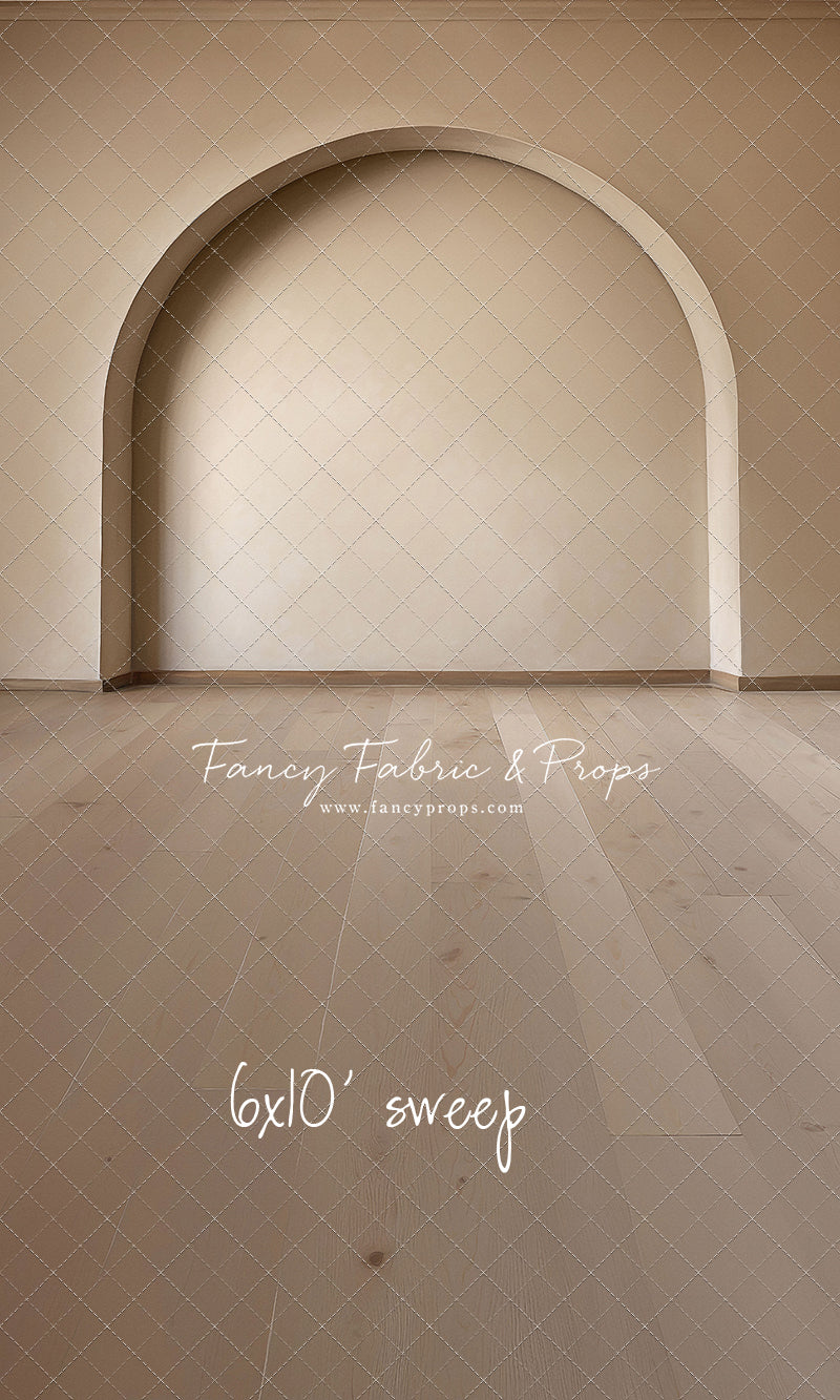 Classic Cream Alcove - Wood Floor - With Sweep Option