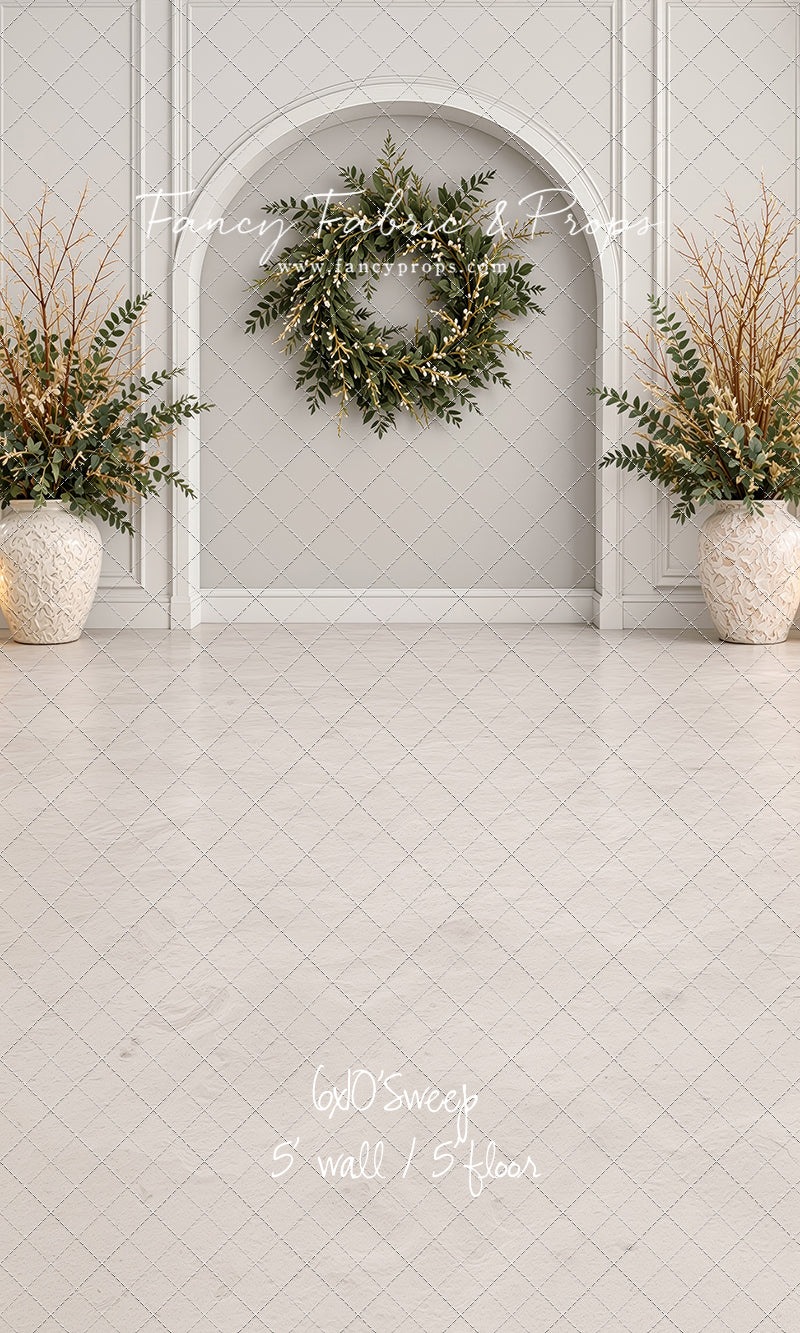 Clean Evergreen Arch - With Sweep Option
