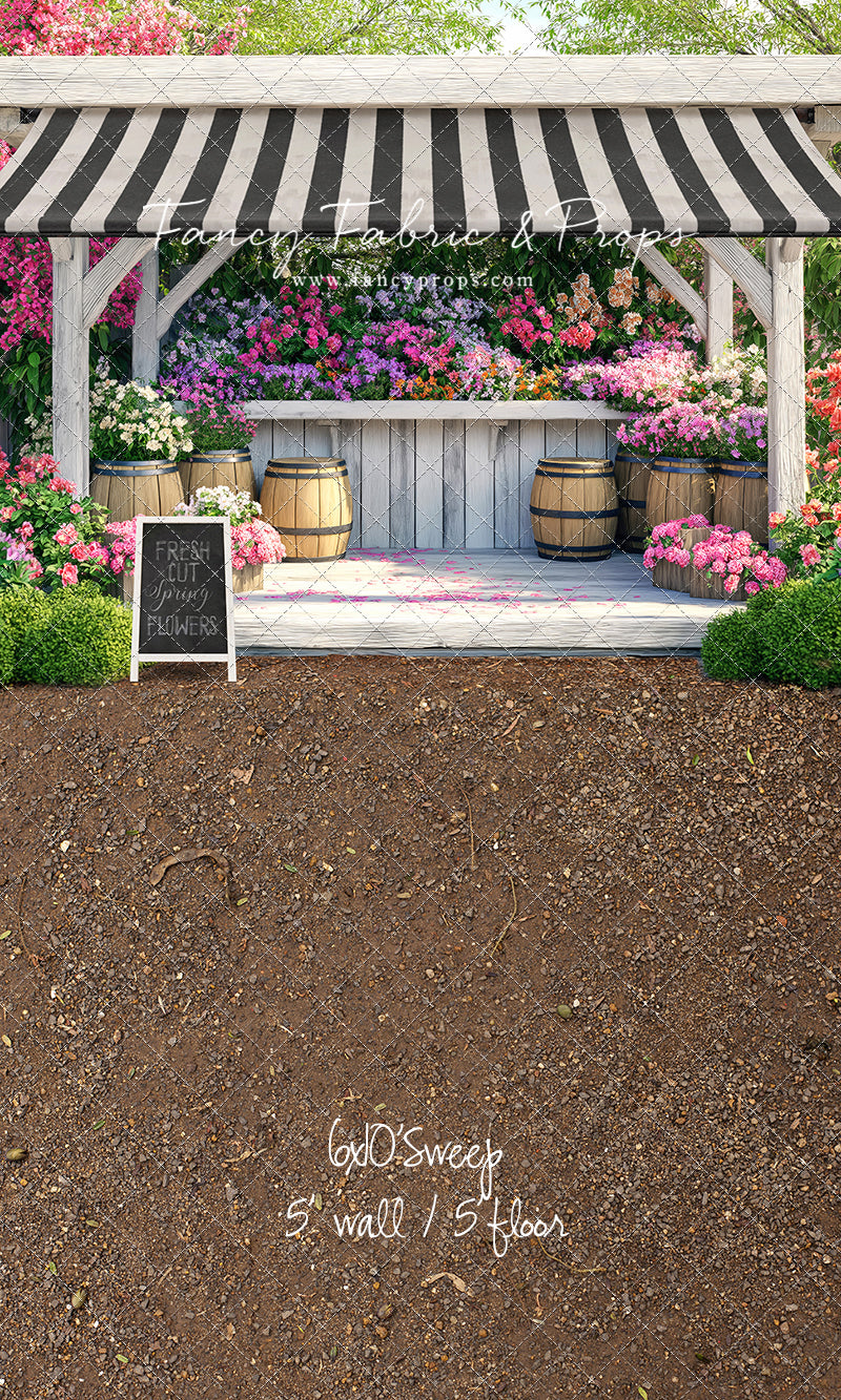 Country Spring Flower Shoppe - With Sweep Option