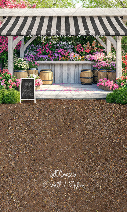 Country Spring Flower Shoppe - With Sweep Option