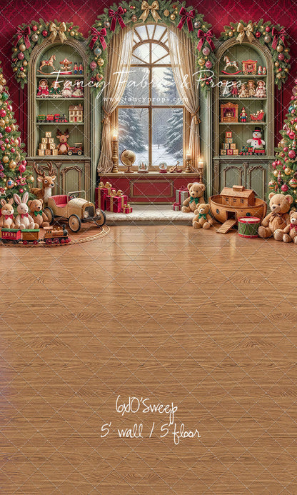 Darling Damask Christmas - with Sweep Option