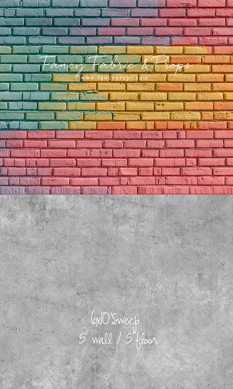 Daydream Pastel Brick - With Sweep Option