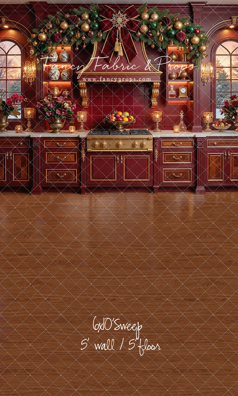Elegant Scarlet Kitchen - With Sweep Option