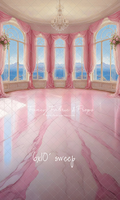 Elegant Summertime Mountain View - Marble Floor - With Sweep Option