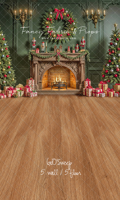 Emerald Christmas Room - with Sweep Option
