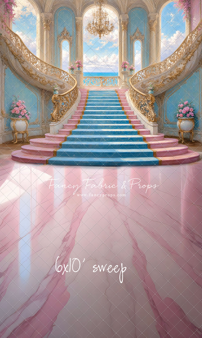 Enchanting Pastel Staircase - With Sweep Option