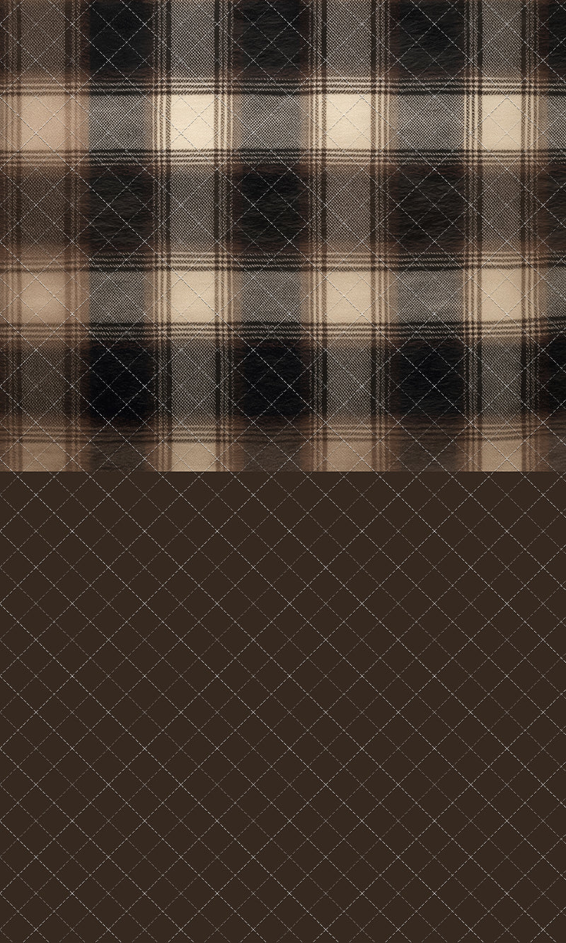 Espresso Flannel - With Sweep Option