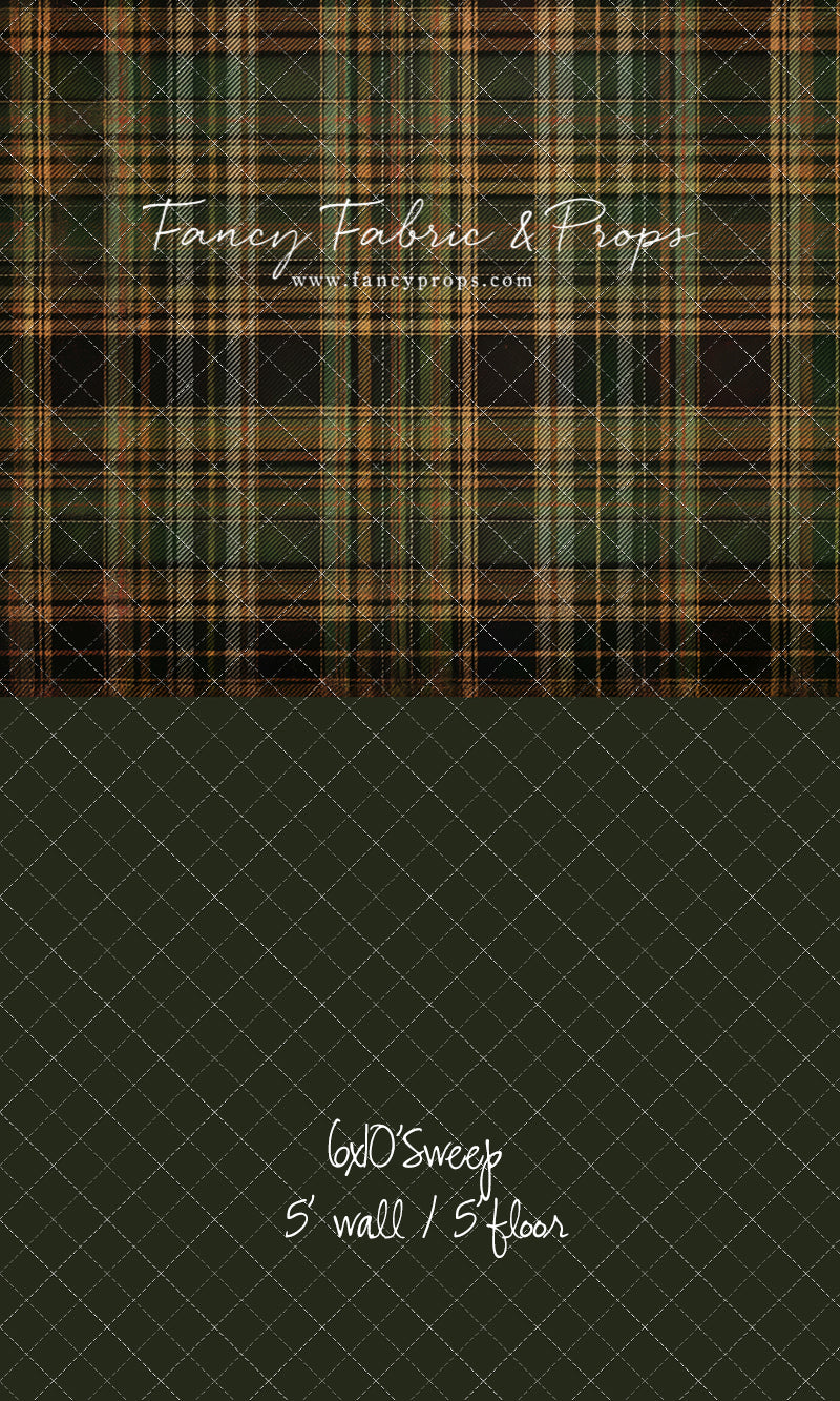 Evergreen Flannel - With Sweep Option