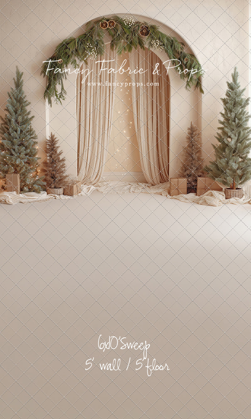 Evergreen & Ivory - With Sweep Option