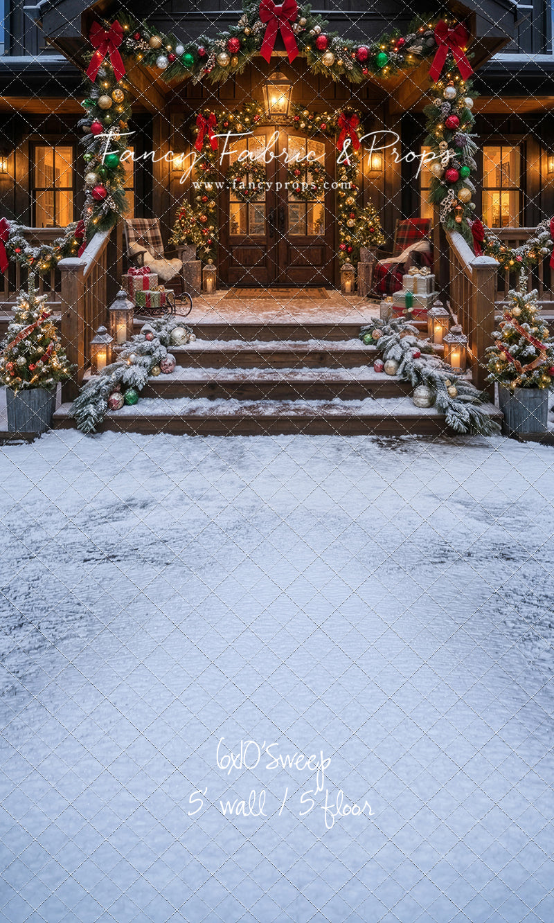 Festive Front Porch - With Sweep Option