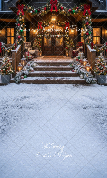 Festive Front Porch - With Sweep Option