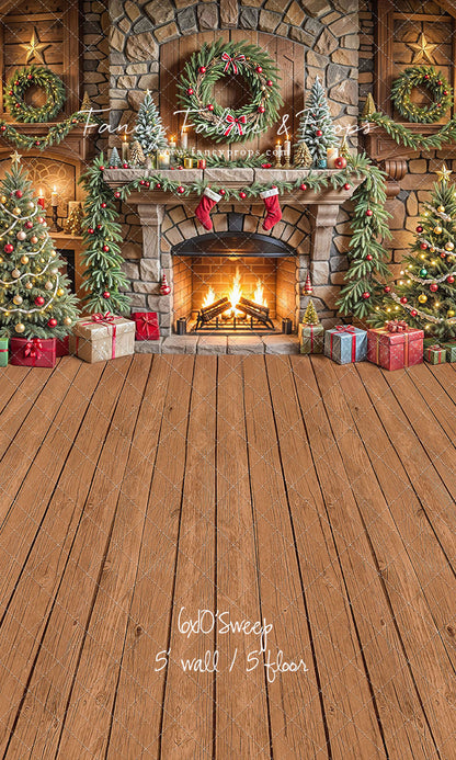 Fireside Christmas Magic - with Sweep Option