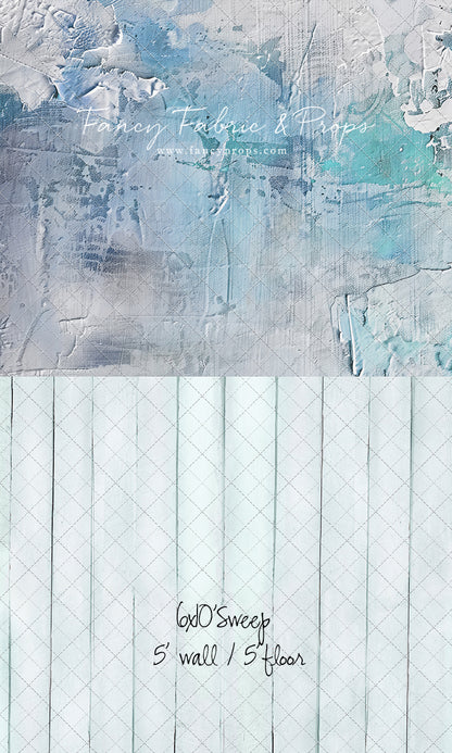 Frozen Veil - With Blue Floor Sweep Option