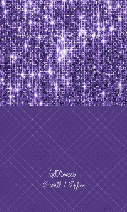 Glimmer Grape - With Solid Floor Sweep Option