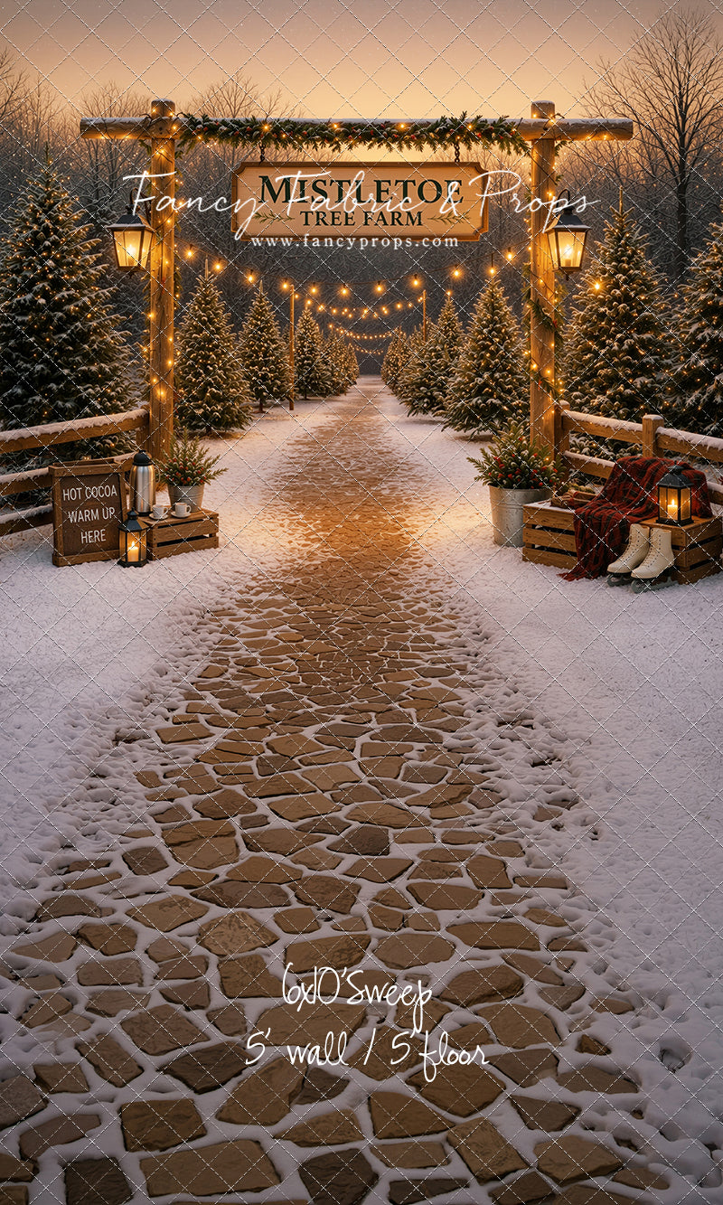 Golden Glow Christmas Farm - with Sweep Option