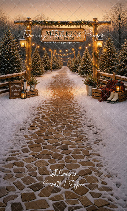 Golden Glow Christmas Farm - with Sweep Option
