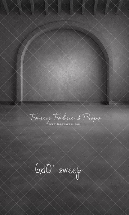 Gothic Gray Archway - Solid Floor - With Sweep Option