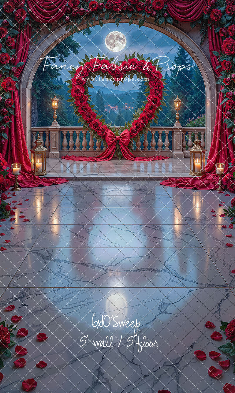 Heart of Roses - With Sweep Option