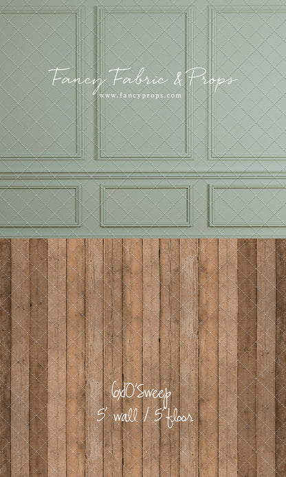 Heirloom Sage - With Cwtchicoo Wood Floor Sweep Option