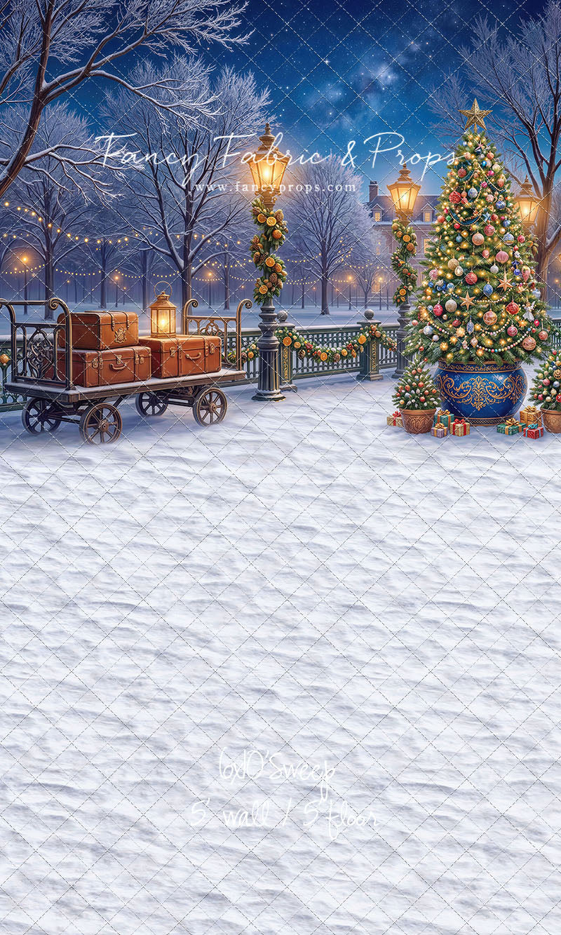 Holiday Train Station - With Sweep Option