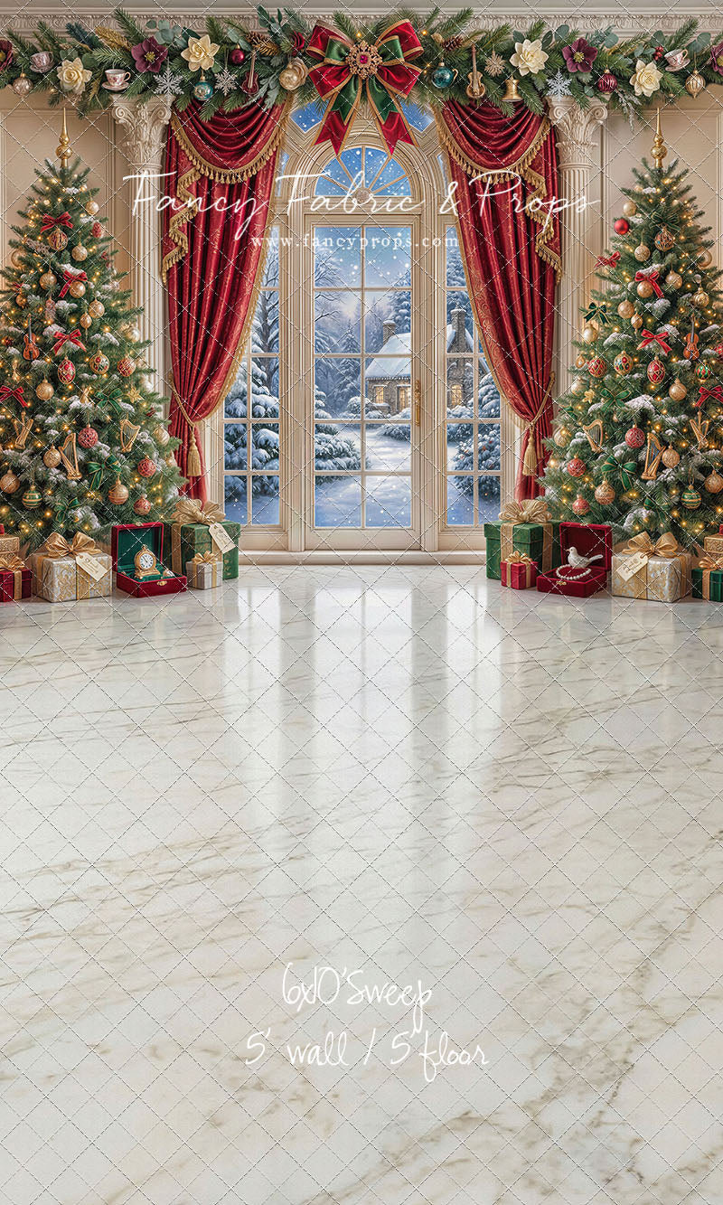 Holiday Window Elegance - with Sweep Option