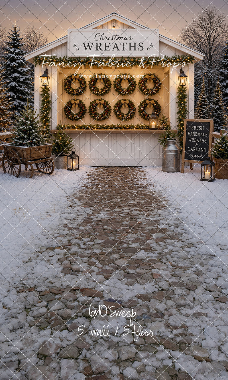 Holly Wreath Stand - with Sweep Option