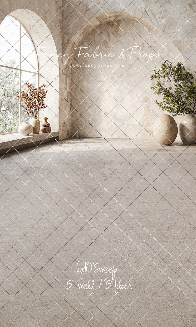 Ivory Vista Arch - With Sweep Option