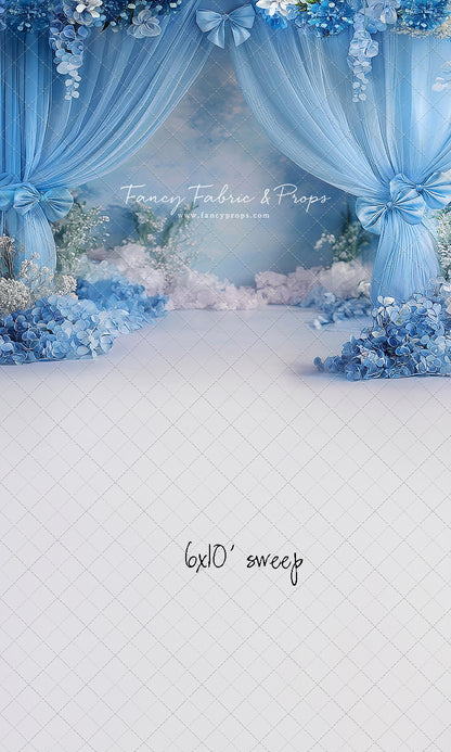 Little Bow Blue - With Sweep Option