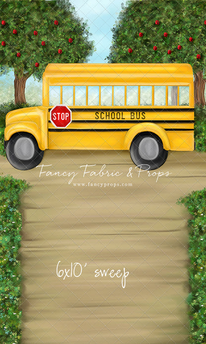 RTS Little Yellow School Bus - 6x10' Sweep Wrinkle-Free Fabric - Headstrikes - 60% Off