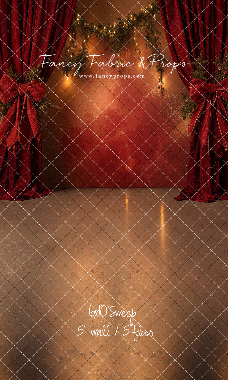 Merry Christmas Curtain Call - With Sweep Option