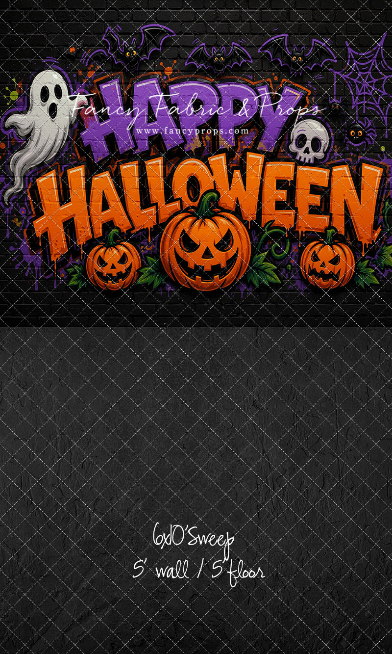 Midnight Graffiti Halloween - With Sweep Option