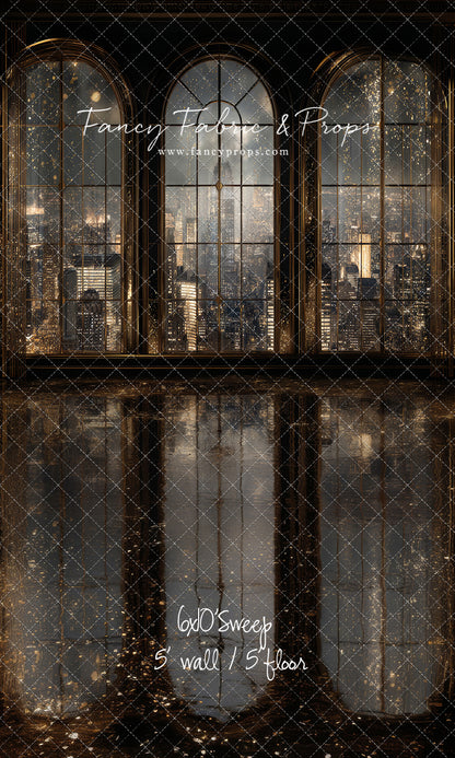 Midnight Skyline Ballroom - with Sweep Option