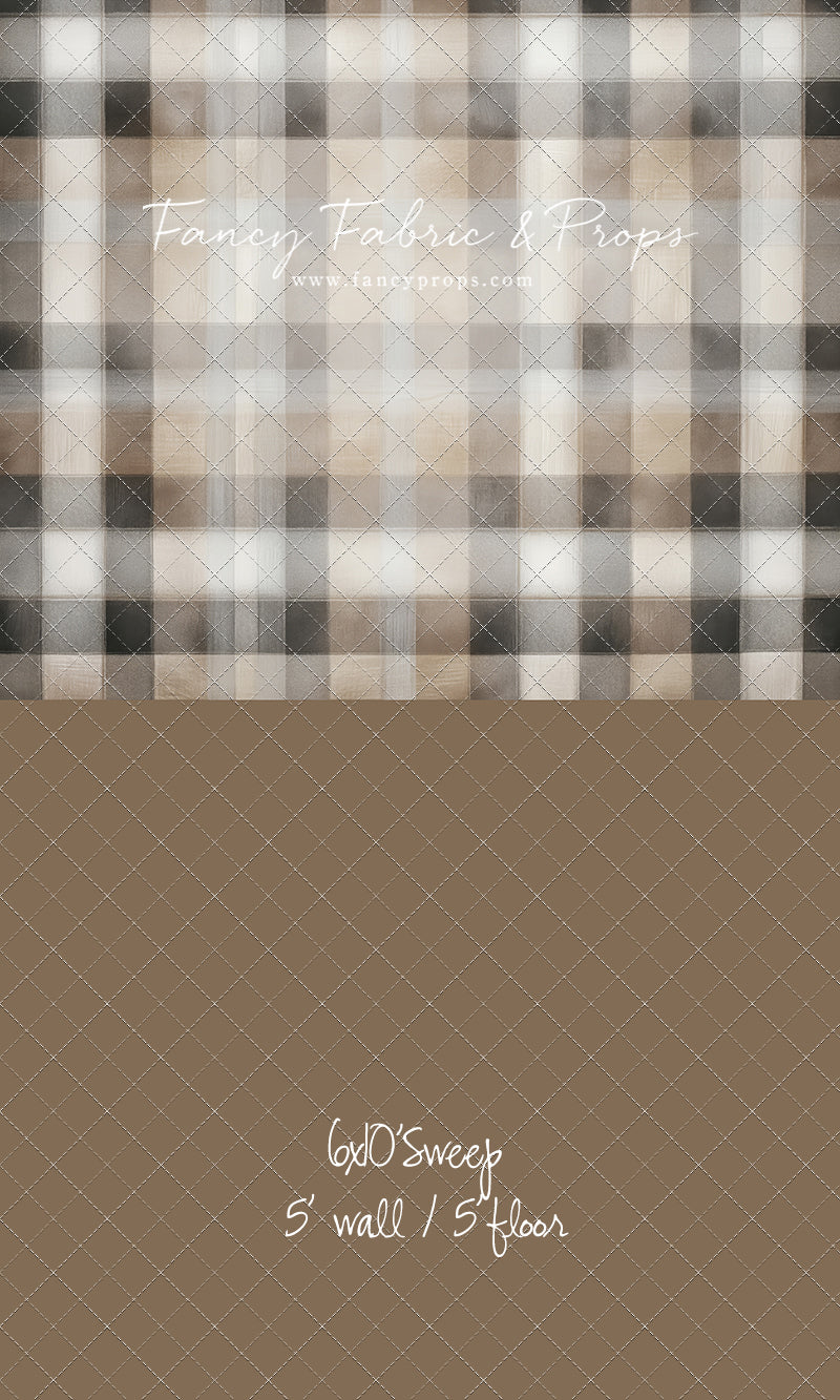 Mocha Flannel - With Sweep Option