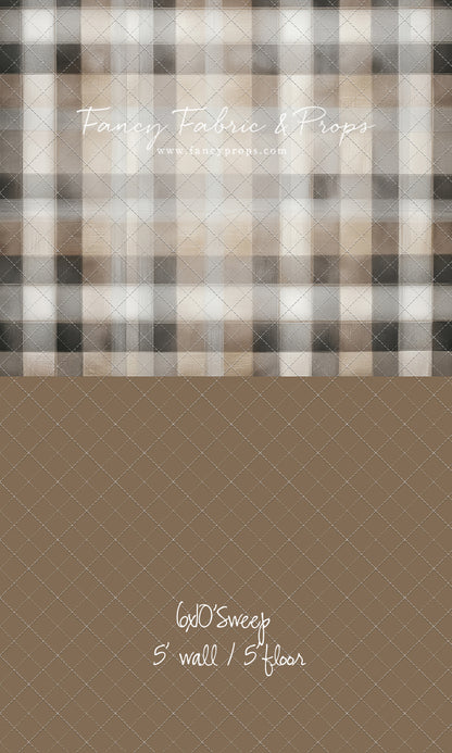 Mocha Flannel - With Sweep Option