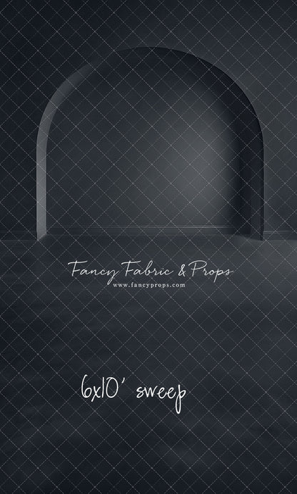 Modern Midnight Alcove - Solid Floor - With Sweep Option